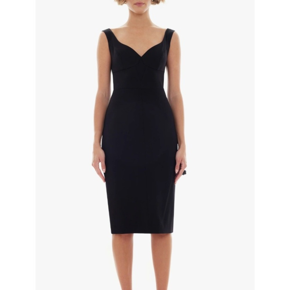 Black Halo EVE Laurel Berman Black‎ Ally Sheath Dress Formal Evening Gown